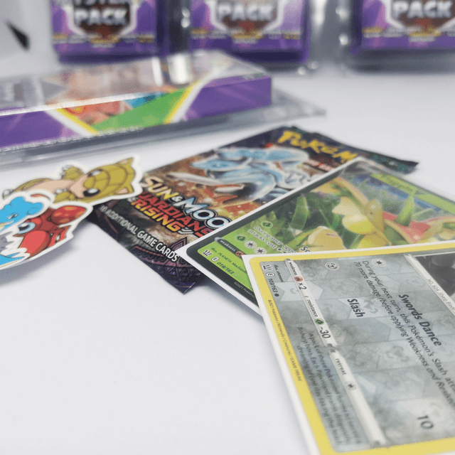 Pokemon Mystery Pack - 1 Booster + 2 Holos + Stickers