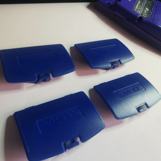 Gameboy Color Battery Covers - Light Blue for Pokemon Edition Console