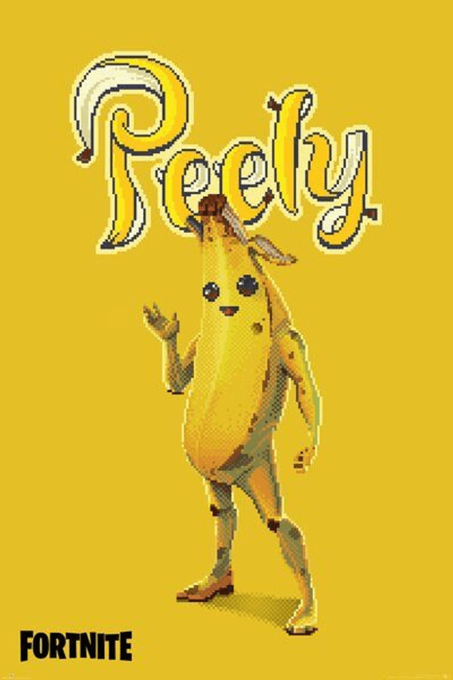 Peely Fortnite (Pixel Style) Maxi Poster