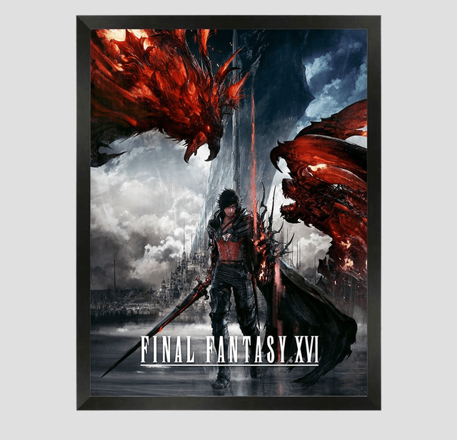 Final Fantasy 16 (XVI) A3 Framed Print